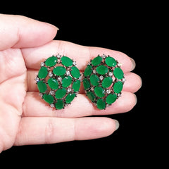 Emerald Green Earrings