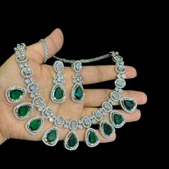Emerald Green Necklace Set
