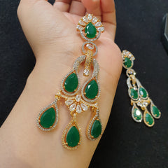 Emerald Green Earrings