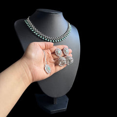 Mint Quartz Necklace Set