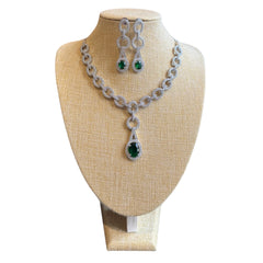 Emerald Green Necklace Set