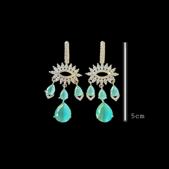 Mint Quartz Earrings