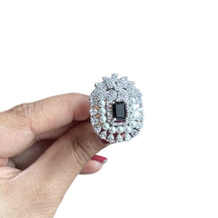 Blue Sapphire Size Adjustable Ring