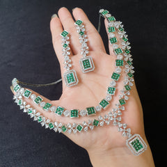 Emerald Green Necklace Set