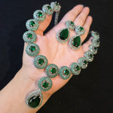 Emerald Green Necklace Set