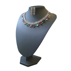 Multi Gemstones Necklace Set