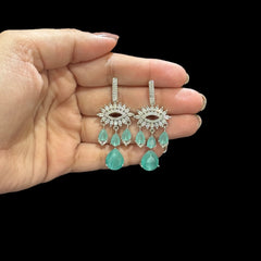 Mint Quartz Earrings