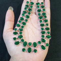 Emerald Green Necklace Set