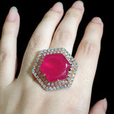 Ruby Size Adjustable Ring