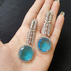 Stunning Blue Topaz Earrings