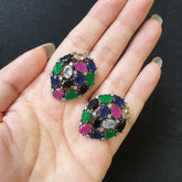 Multi Coloured Earrings