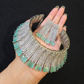 Stunning Mint Quartz Choker Set