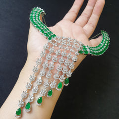 Stunning Emerald Green Necklace Set