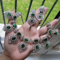 Emerald Green Necklace Set