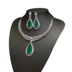 Emerald Green Necklace Set
