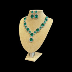 Green Topaz Necklace Set
