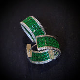 Emerald Green Stud Earrings