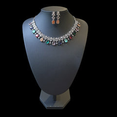 Multi Gemstones Necklace Set