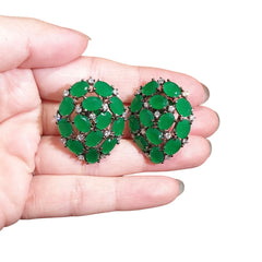 Emerald Green Earrings