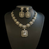 Cubic Zirconia Necklace Set