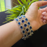 Feva - Stunning Sapphire Blue Bracelet