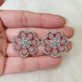 Pink Quartz Earrings