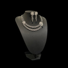 Blue Sapphire Necklace Set