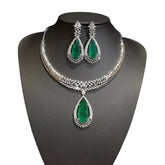 Emerald Green Necklace Set