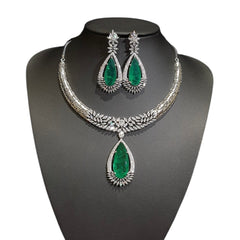 Emerald Green Necklace Set