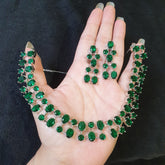 Emerald Green Necklace Set