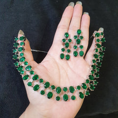 Emerald Green Necklace Set