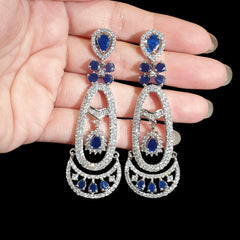 Blue Sapphires Earrings