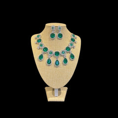 Green Topaz Necklace Set