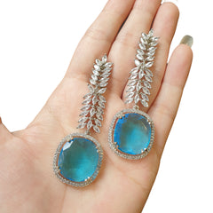 Stunning Blue Topaz Earrings