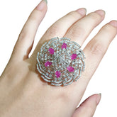 Ruby Size Adjustable Ring