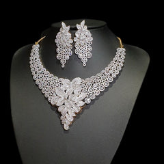 Stunning Cubic Zirconia Necklace Set
