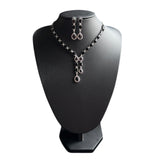 Black Quartz Necklace Set