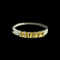 Yellow Citrine Openable Bangle