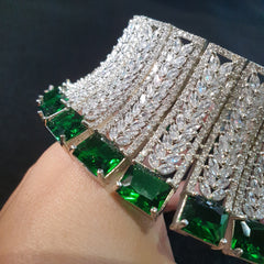 Emerald Green Choker Set