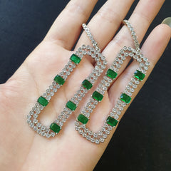 Emerald Green Earrings