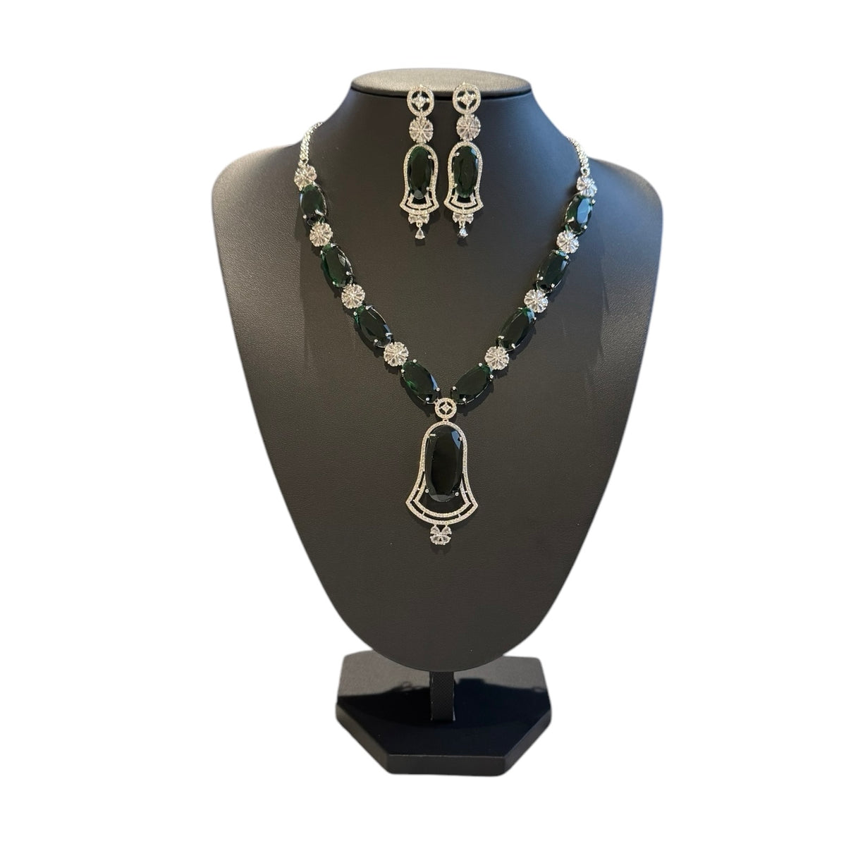 Emerald Green Necklace Set