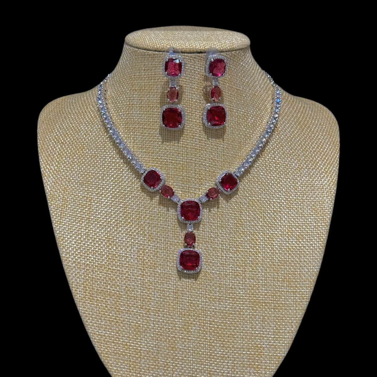 Cubic Zirconia Necklace Set