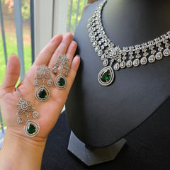 Emerald Green Necklace Set