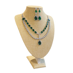 Emerald Green Necklace Set