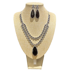 Purple Amethyst Necklace Set
