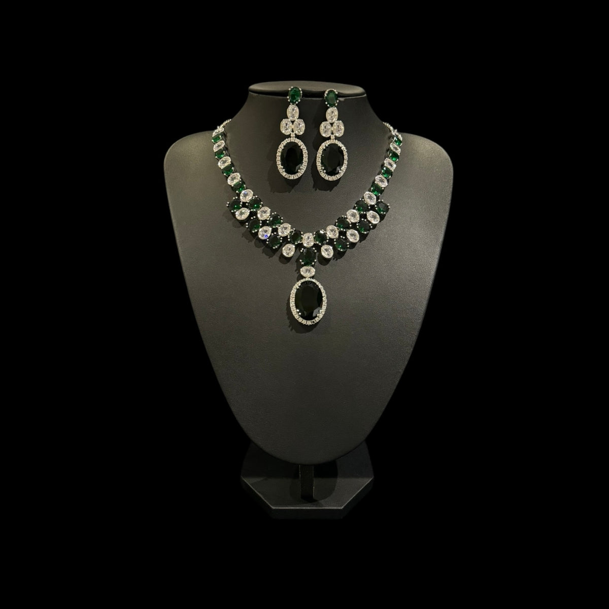 Emerald Green Necklace Set