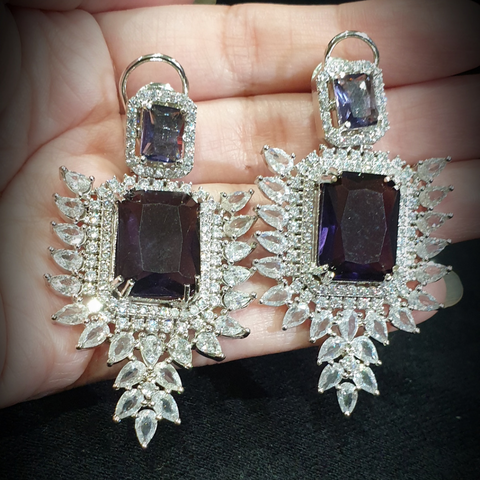 Purple Amethyst Necklace Set
