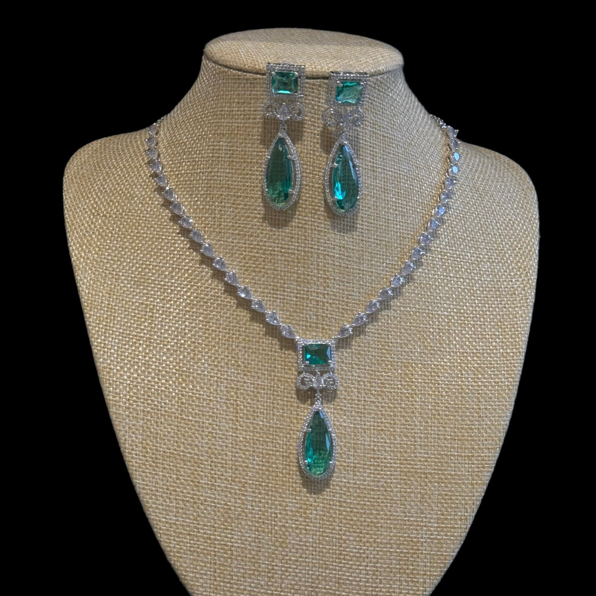 Cubic Zirconia Necklace Set