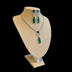 Emerald Green Necklace Set