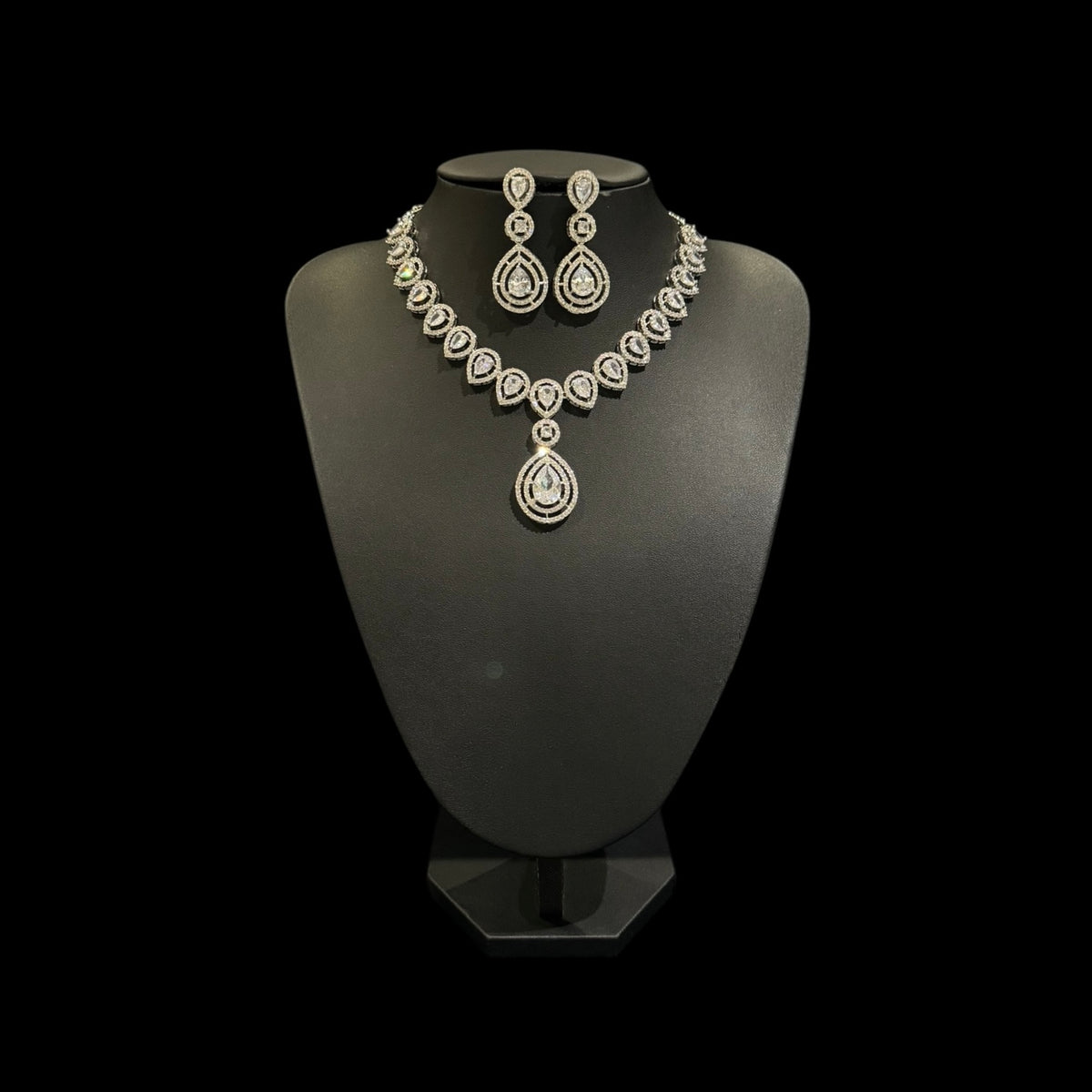 Cubic Zirconia Necklace Set